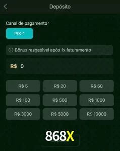deposits 868X